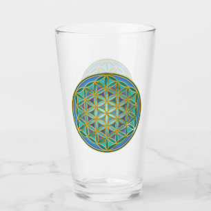 Copo De Pint FLOR DA VIDA - Design 1 das Geometrias Sagradas