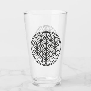Copo De Pint FLOR DA VIDA - Símbolo de Geometria Sagrado 1