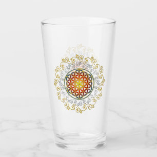 Copo De Pint Flor Da Vida - Vintage Ornament Mandala 1