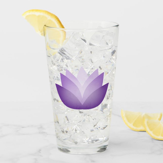 Copo De Pint Flor de Lotus Puro bonito (Gelo frontal)