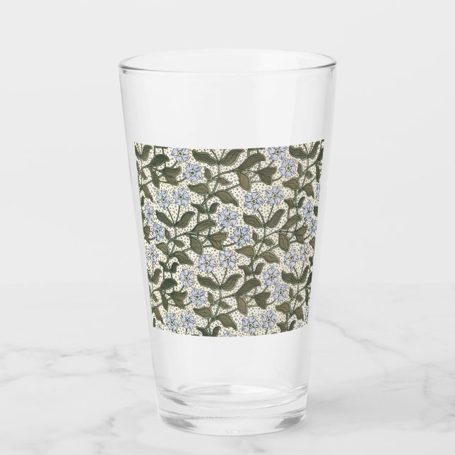 Copo De Pint Floral Elegante Bonito da Flor de Verão (Frente)