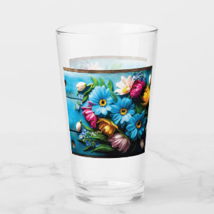 Copo De Pint Flores Coloridas