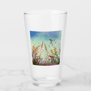 Copo De Pint Flores E Estrelas Selvagens