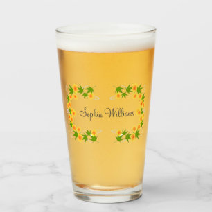 Copo De Pint Flores laranja japonesas