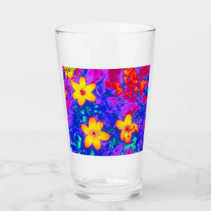 Copo De Pint flores psicodélicas 4