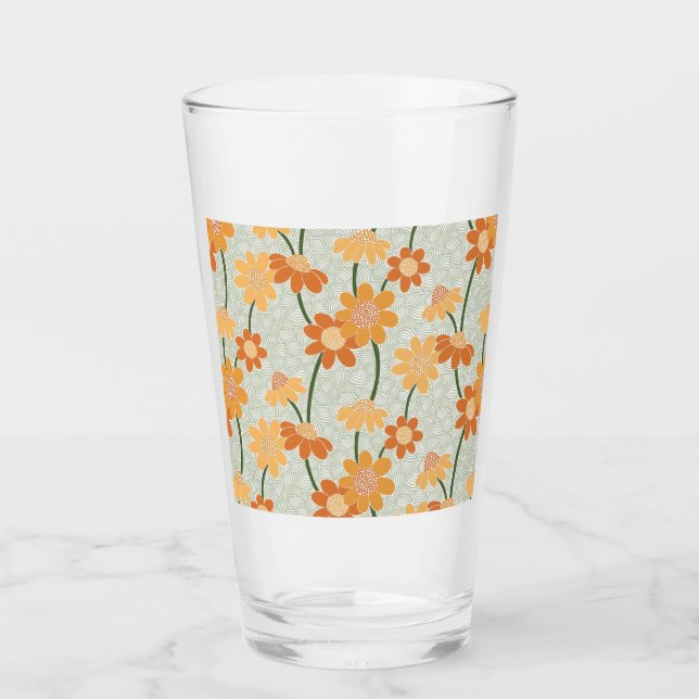 Copo De Pint Flores retrorreflectoras bonito mudas na década de (Frente)