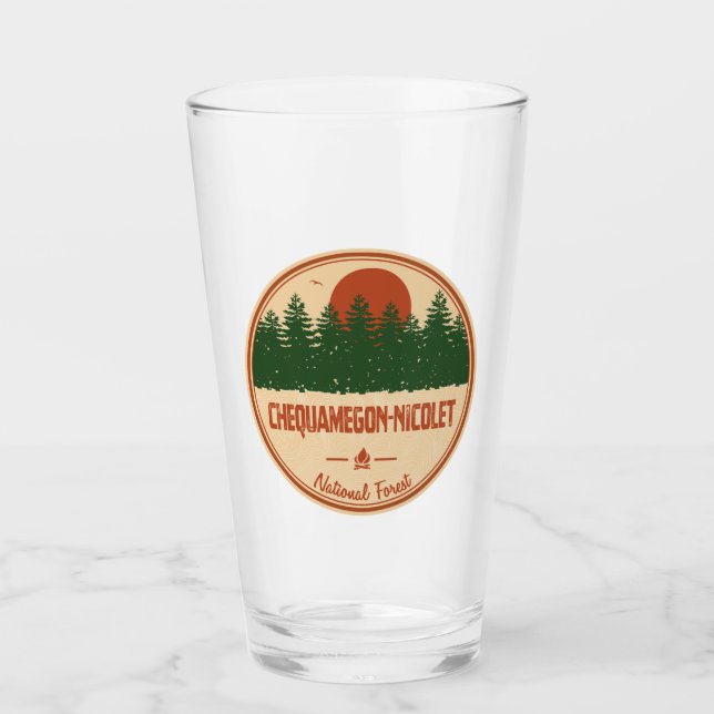 Copo De Pint Floresta Nacional Chequamegon-Nicolet (Frente)