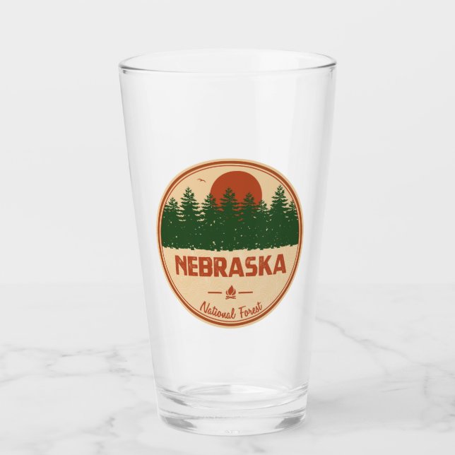 Copo De Pint Floresta Nacional do Nebraska (Frente)