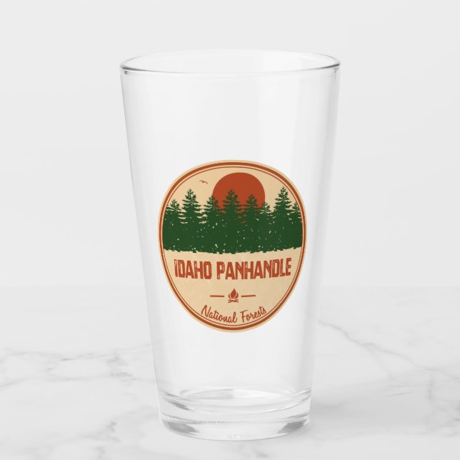 Copo De Pint Florestas Nacionais Idaho Panhandle (Frente)