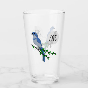 Copo De Pint Florida Scrub Jay Monogram