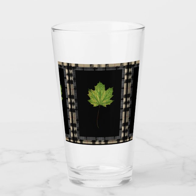 COPO DE PINT FOLHA VERDE EM PRETO (Frente)