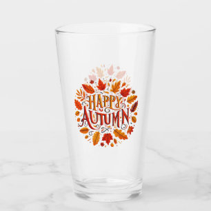 Copo De Pint folhas clássicas e feliz outono