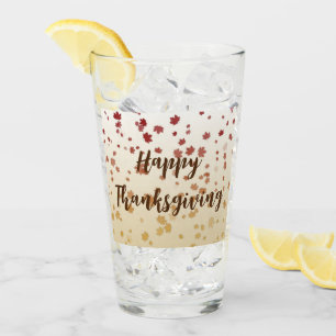 Copo De Pint Folhas de Ação de Graças