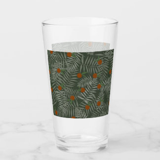 Copo De Pint Folhas de Palma e Laranjas