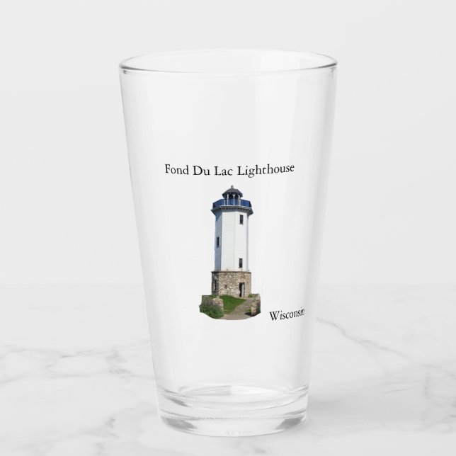Copo De Pint Fond Du Lac Lighthouse glass (Frente)