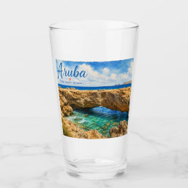 Copo De Pint Formação rochosa da ponte natural de Aruba Caribe 