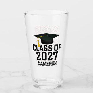 Copo De Pint Formatura da turma de 2027 de Letterman em foto