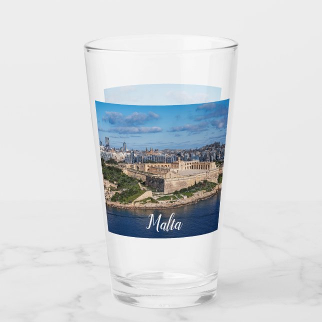 Copo De Pint Fort Manoel e Sliema de La Valetta, Malta (Frente)