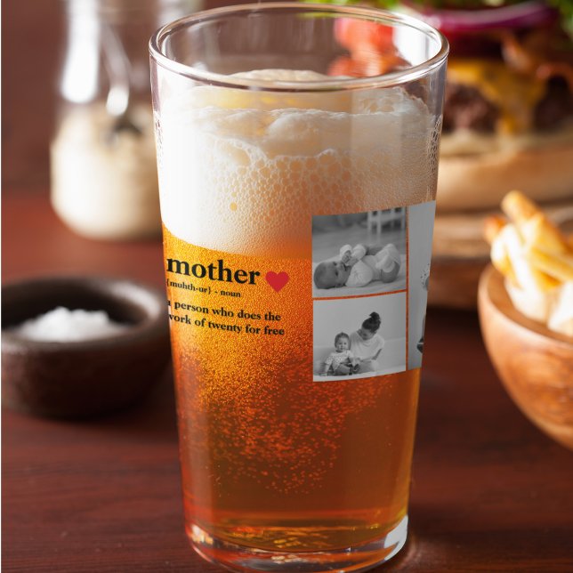 Copo De Pint Foto de Colagem Moderna e Texto Vermelho Doente Mã (Criador carregado)