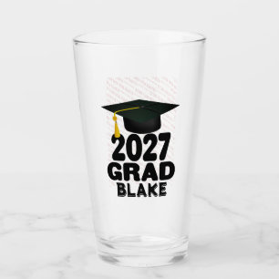 Copo De Pint Foto de Formatura da Turma de 2027 em Negrito