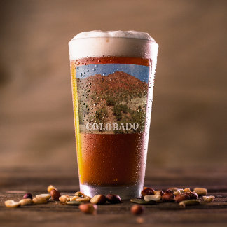 Copo De Pint Foto de Paisagem de Rochas Vermelhas do Colorado