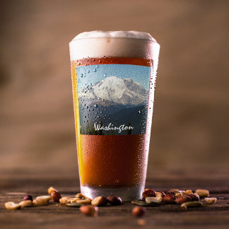 Copo De Pint Foto do Monte Rainier do Estado de Washington
