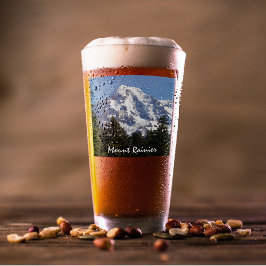 Copo De Pint Foto do Rainier do Monte Rainier coberta pela neve