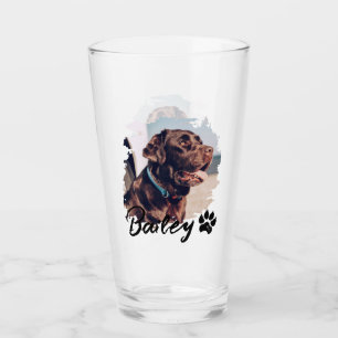 Copo De Pint Foto e nome da tipografia Legal simples e moderna 