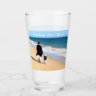Copo De Pint Foto e texto personalizados - seu próprio Design