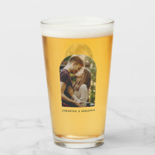 Copo De Pint Foto Personalizada de Casais Modernos