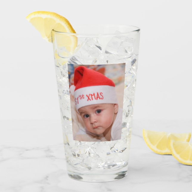 Copo De Pint Foto Personalizada Dupla Face 2 Personalizada (Gelo frontal)