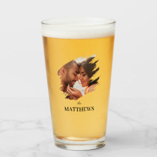 Copo De Pint Foto Simples de Casal Recém-Casado Moderna