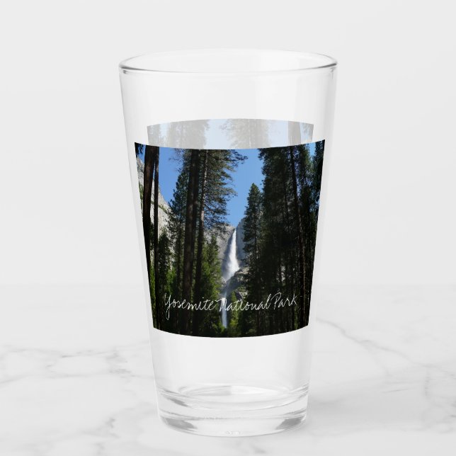Copo De Pint Fotografia de Yosemite Falls and Woods Landscape (Frente)