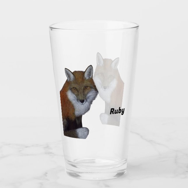 Copo De Pint Fox Glass (Frente)