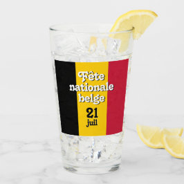 Copo De Pint França Fête nationale belge Bandeira belga