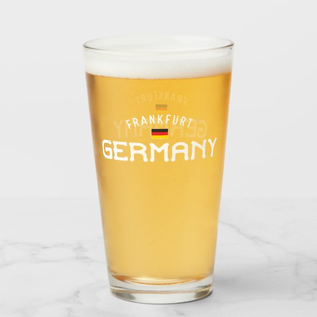 Copo De Pint Frankfurt Alemanha (Frente (Preenchido))