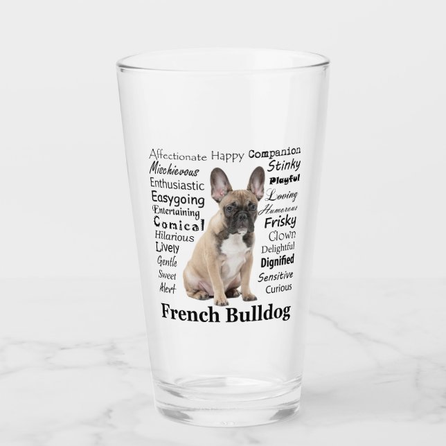 Copo De Pint Frenchie Traits Tumbler (Frente)