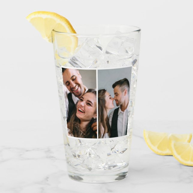 Copo De Pint Frente e Traseira de Duas Fotos Clássicas (Gelo frontal)