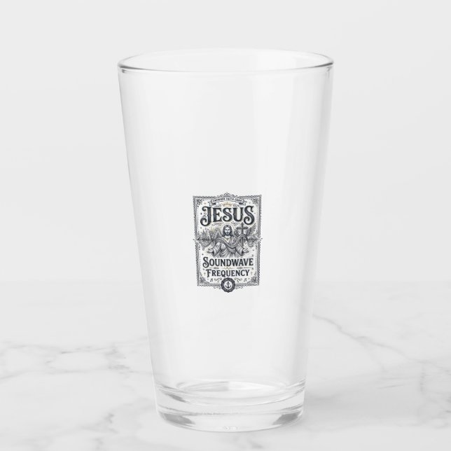 Copo De Pint Frequência da Onda Sonora de Jesus Frequência da O (Frente)