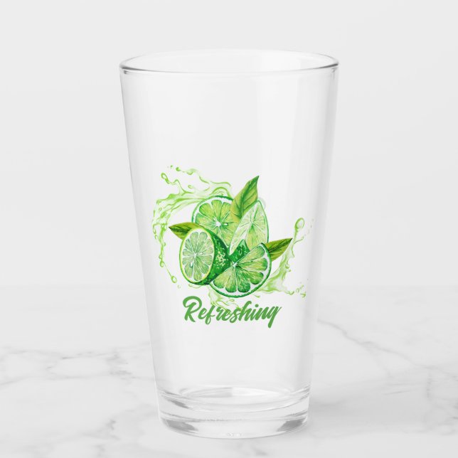 Copo De Pint Fresh Citrus-Lime Design (Frente)