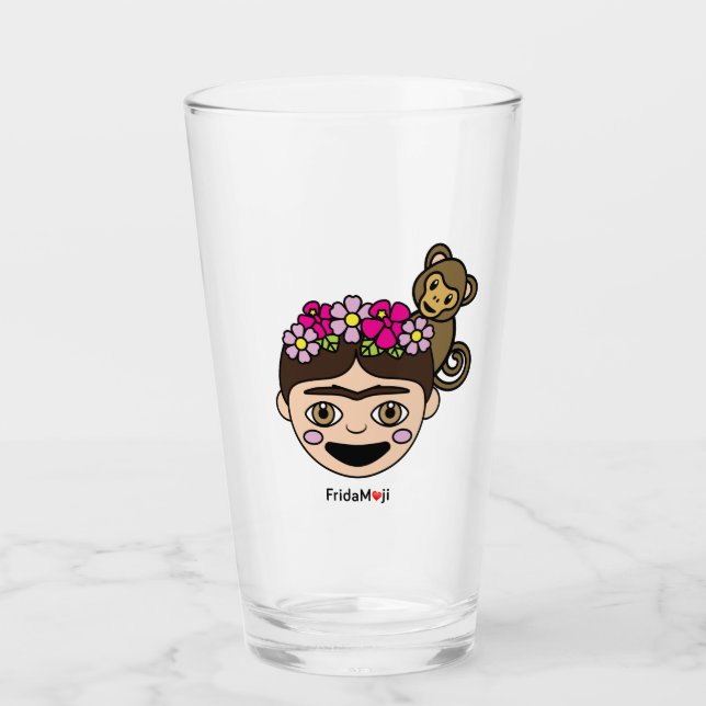Copo De Pint Frida Kahlo | FridaMoji - Frida feliz (Frente)