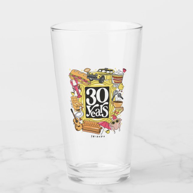 Copo De Pint FRIENDS™ | 30 Anos Gráfico (Frente)