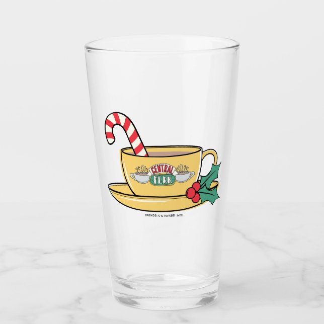 Copo De Pint FRIENDS™ | Caneca de Natal do Central Perk (Frente)