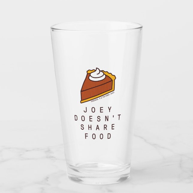 Copo De Pint FRIENDS™ | Joey Não Divide Comida (Frente)