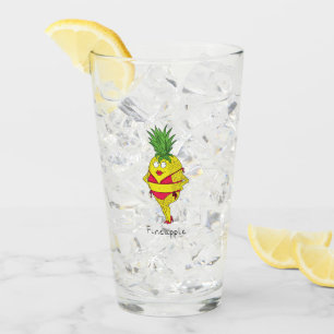 Copo De Pint Fruta Engraçada Da Menina Pin-Up