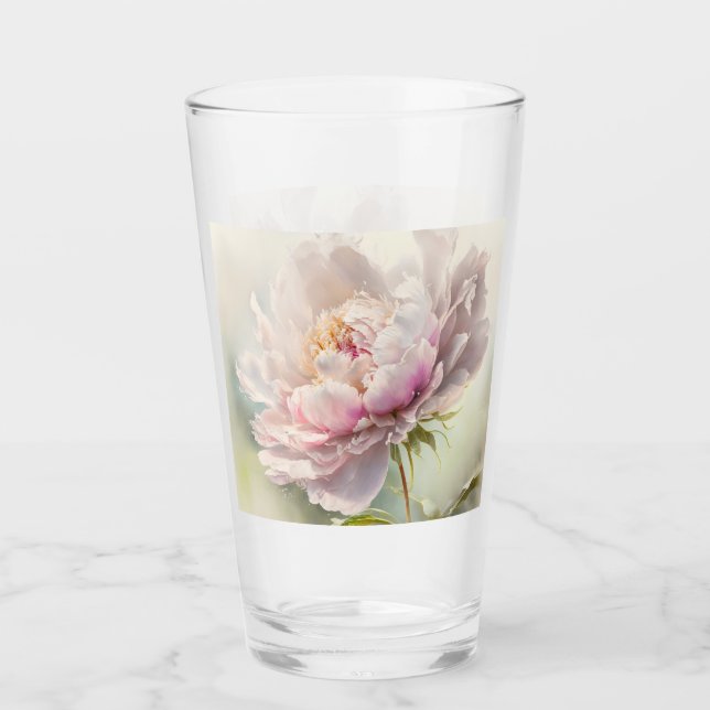 Copo De Pint Fundo floral. Primavera floresce (Frente)