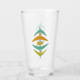 Copo De Pint Funky Boomerang Meio século Moderno