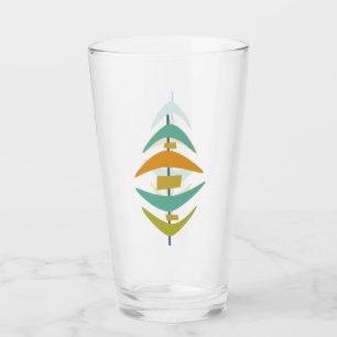 Copo De Pint Funky Boomerang Meio século Moderno