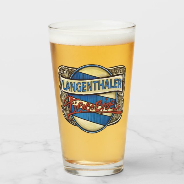 Copo De Pint Fürabebier Glas in Langenthal der echte Biergenuss (Frente (Preenchido))