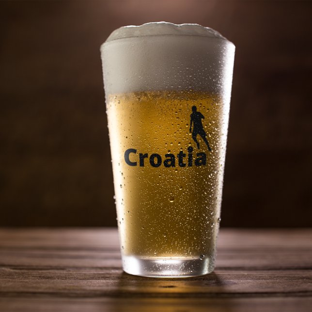 Copo De Pint Futebol da Croácia (Criador carregado)